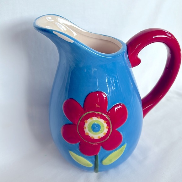 Gently Used Colorful Ceramic Jar Decor Only - Picture 2 of 9